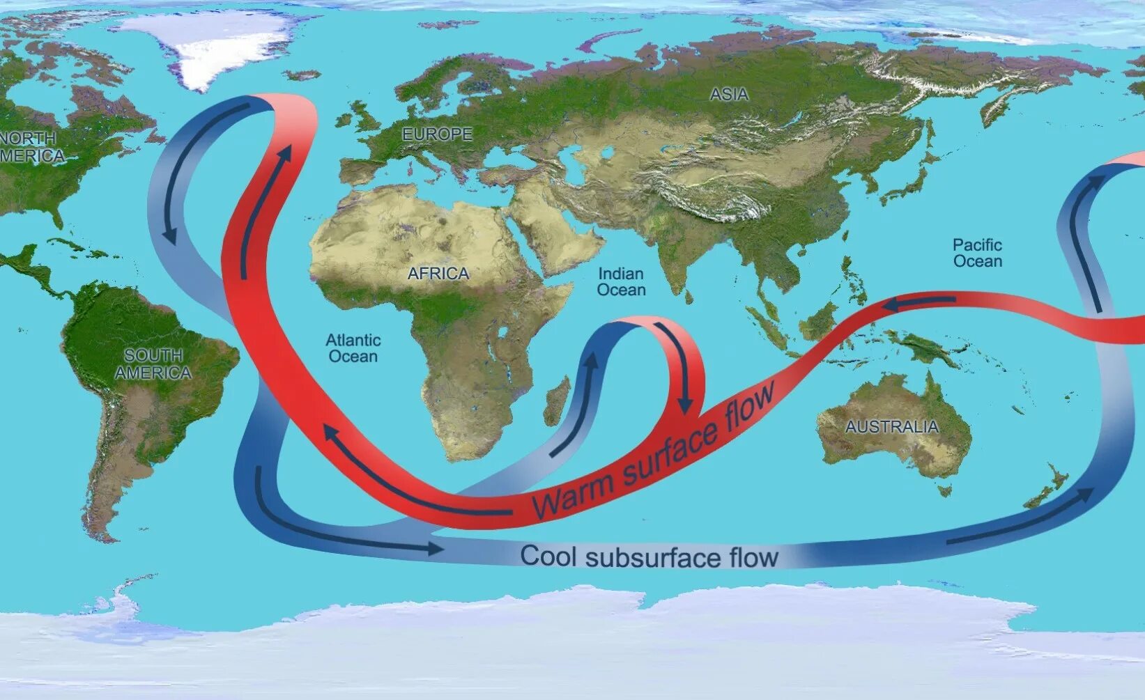 Течения по t воды. Гольфстрим в Атлантическом океане. Течения мирового океана Гольфстрим. Океаническое течение Гольфстрим. Гольфстрим замедляется 2023.