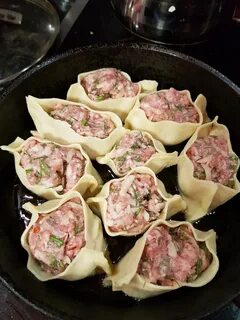 Вкусное с мясом и тестом
