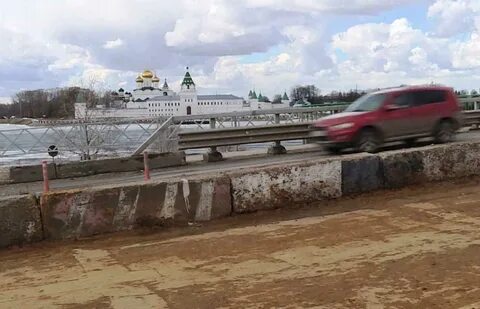 Закрытие моста кострома