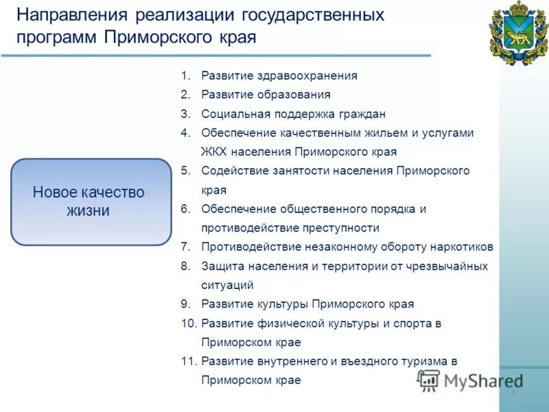 Новое качество жизни государственная программа. Качество жизни населения ЖКХ. Диагности населения Приморского края. Социальный справочник для жителей Приморского края.