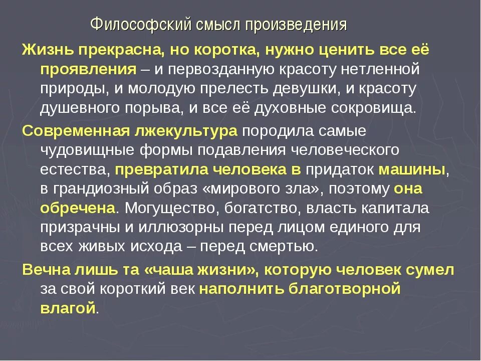 Философский смысл истории