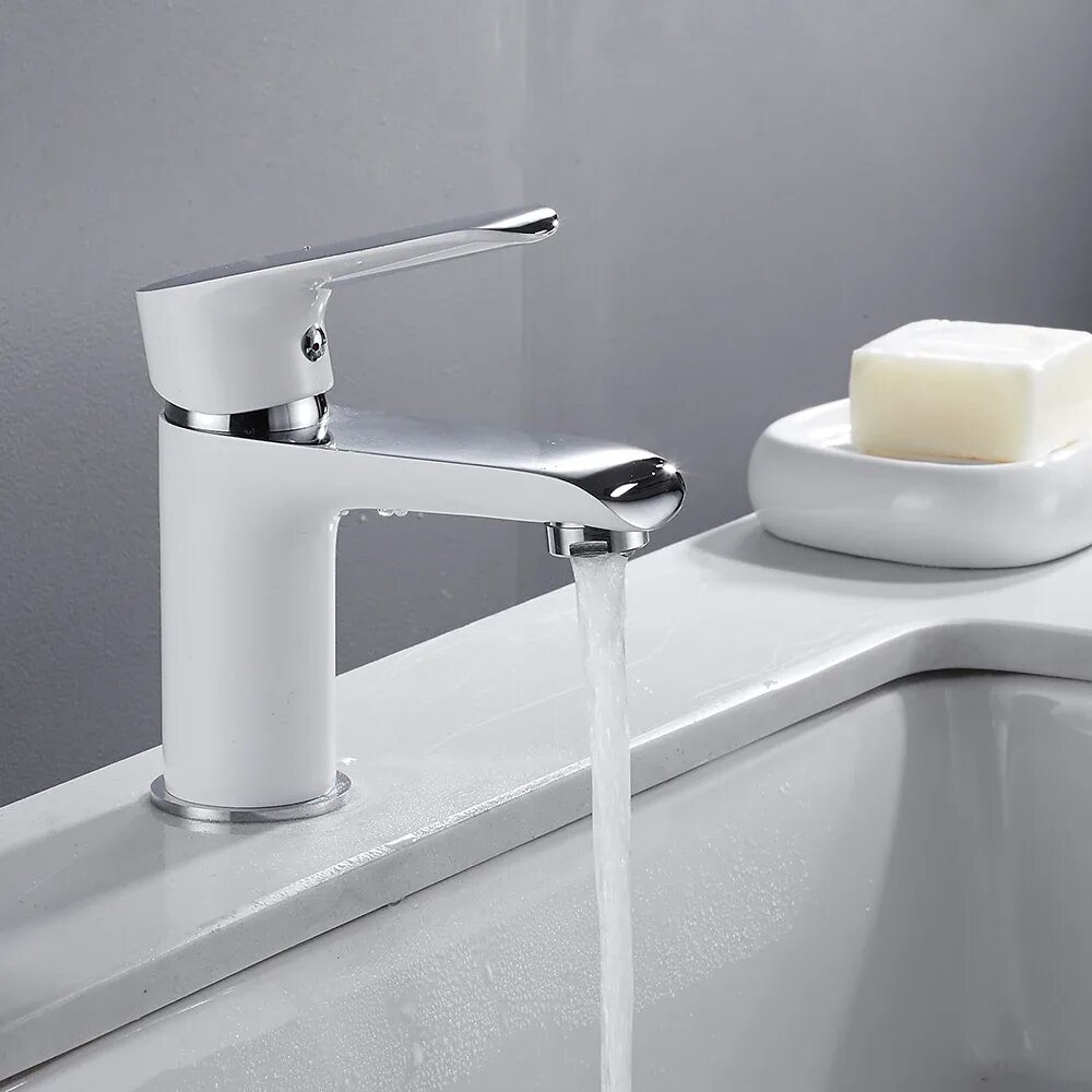 Смесители белые накладные. Смеситель basin Faucet DBN 1257. Смеситель для раковины 1-рукояточный набортный Villagio zf201. Смеситель для раковины белый водопад. Смеситель для раковины Nizza 210335.