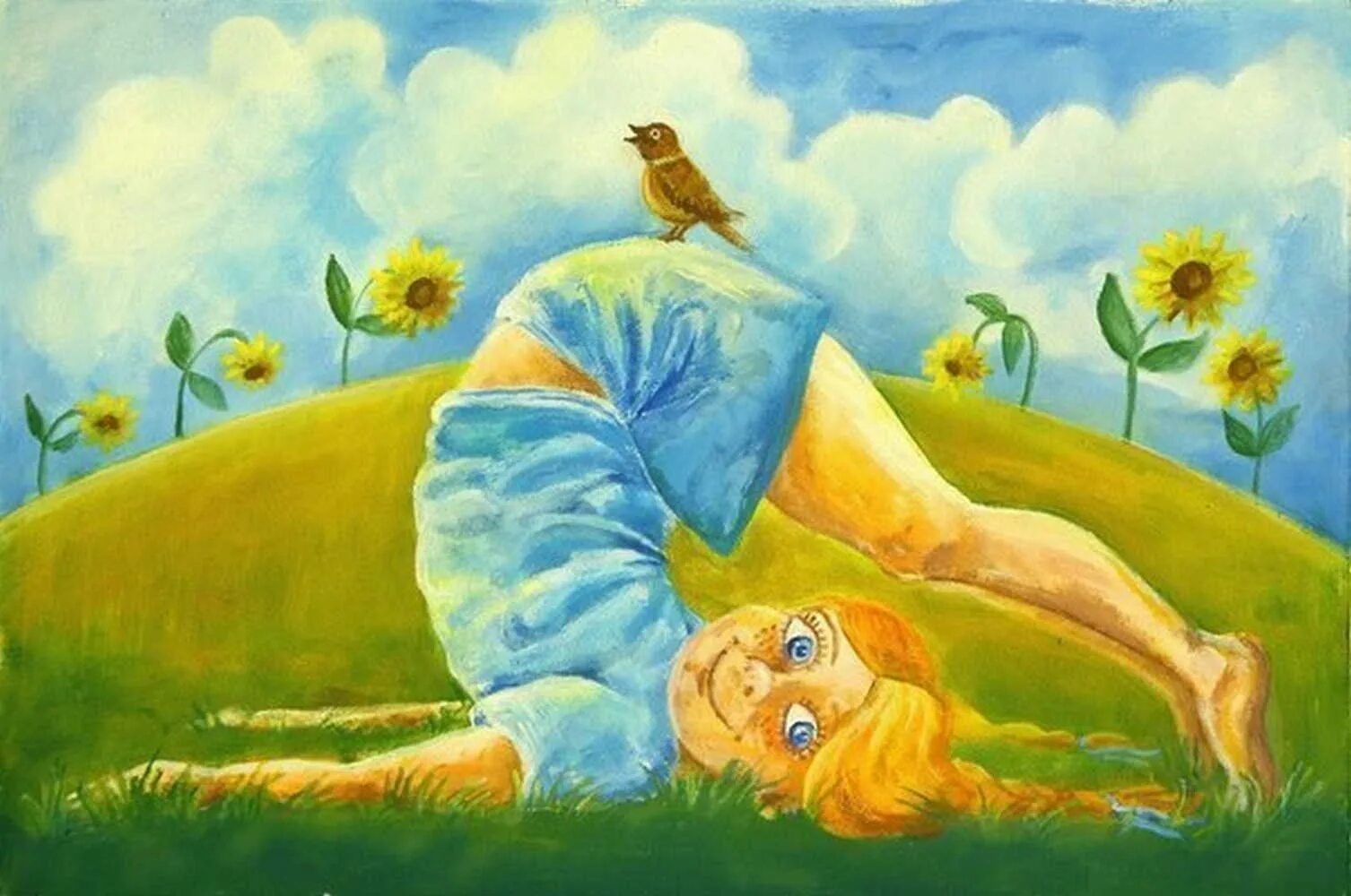 Рисунок произведения утро. Позитивные картины.