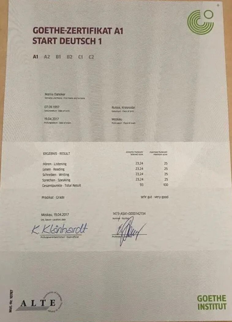 Сертификат гете института а1. Сертификат гете института а1. Экзамен в гете институте а1. Гете сертификат. Сертификат в1 немецкий.