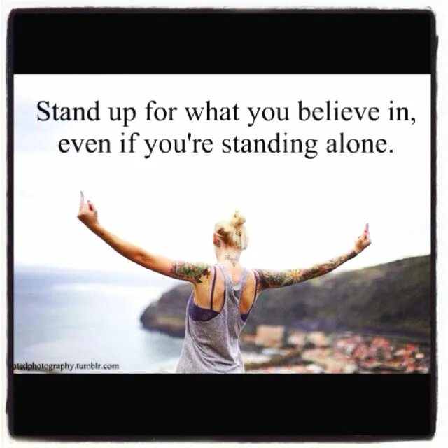 Even if i am on the. I believe in you. if you want to succeed, believe in yourself even when no one else believes in you. avram.