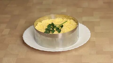 Рецепт салата мимоза с печенью трески