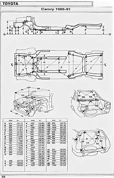 Геометрия кузова Тойота корона 210 кузов. Геометрия кузова Toyota Corolla 124 кузов.