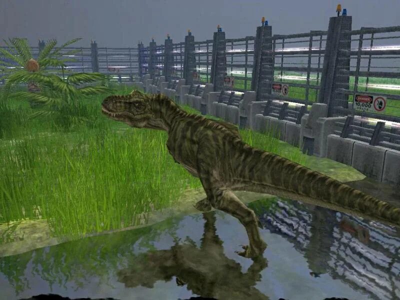 Юрский период игра белая. Jurassic Park Operation Genesis. Парк Юрского периода игра 2003. Парк Юрского периода игра загоны. Игра парк Юрского периода 2000