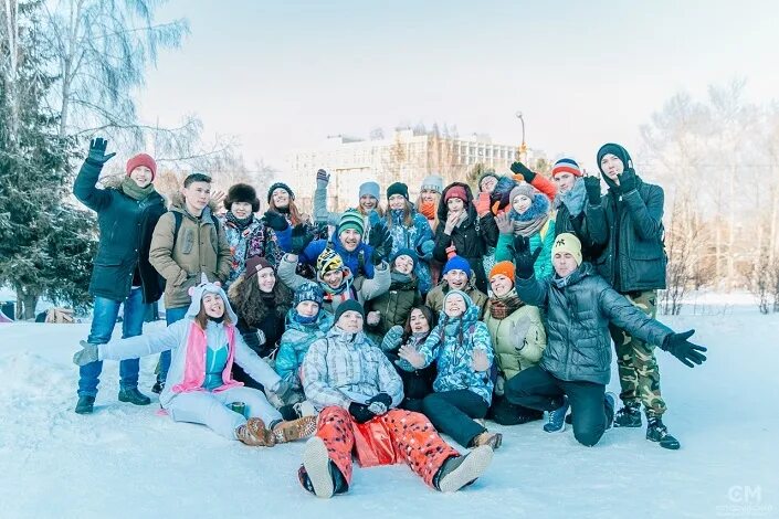 Командные конкурсы зимой на природе. Фотографии с мероприятия в Бобровниково 02.03.2023. Иркутяне.