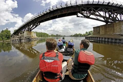 Go up the river