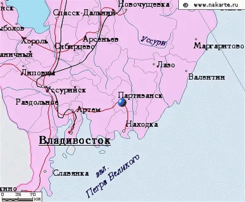 Какая граница с владивостоком