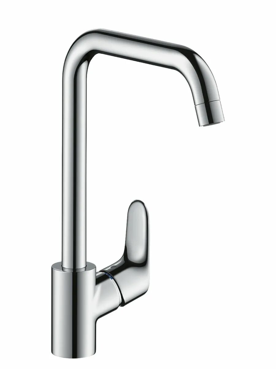 Кухонный смеситель с поворотным изливом. Grohe BAUEDGE 31367000. 31367000 Grohe. 71131000 Hansgrohe. Смеситель Franke Sinta хром.