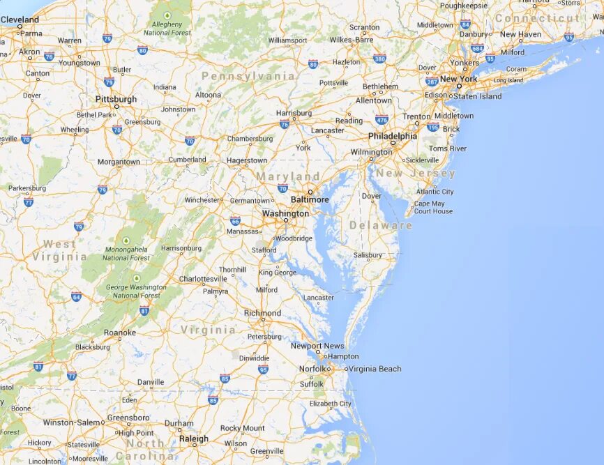 Балтимор на карте америки. Вирджиния на карте США. Штат Вирджиния на карте. Арлингтон Вирджиния на карте США.