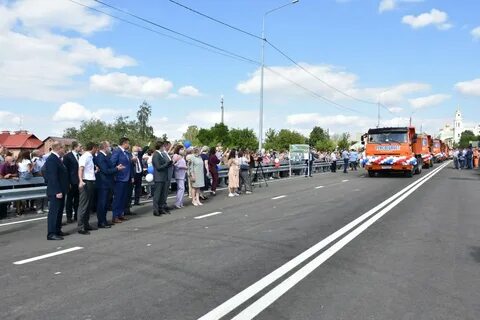 Открытие моста в орле