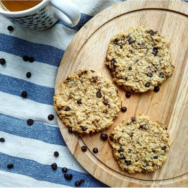 рецепт овсяных печений на сковороде