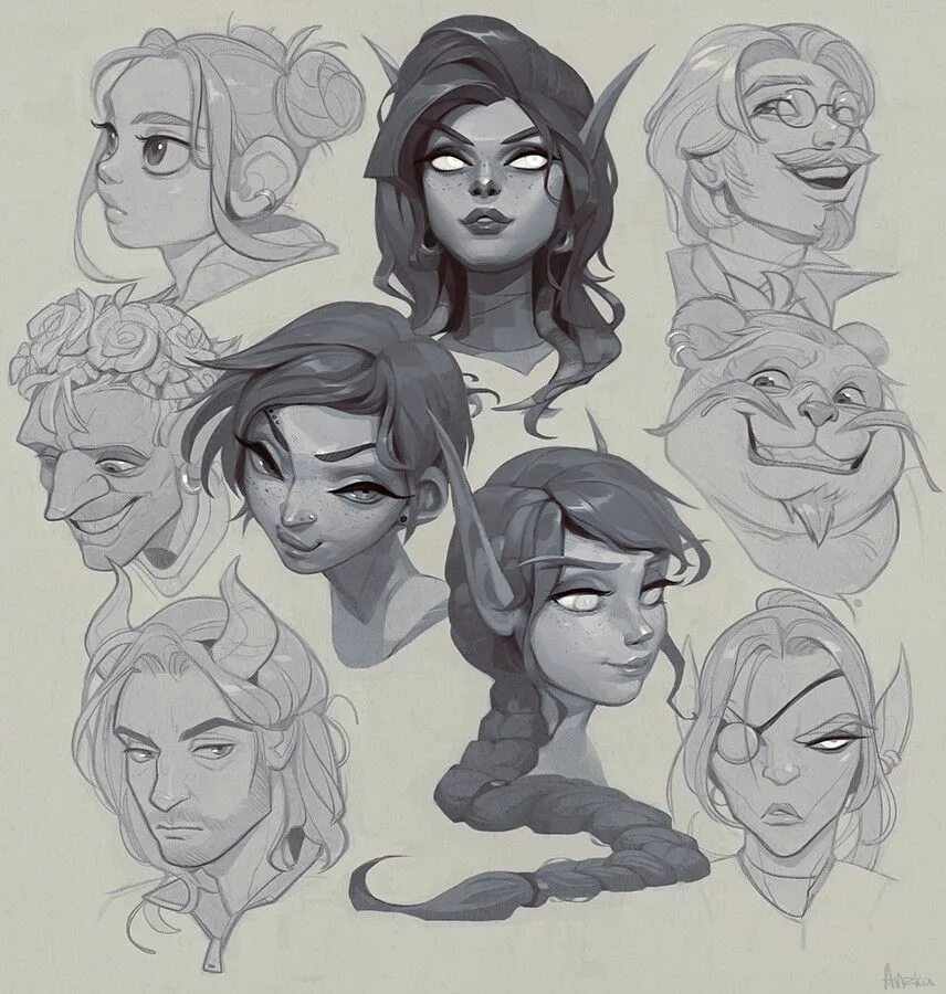 Draw character