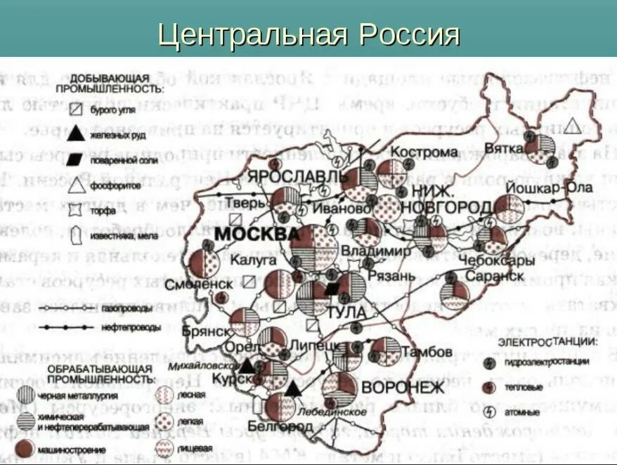 Карта ископаемых центральной России. Природные ресурсы центрального экономического района карта. Центральный экономический район России промышленные центры. Карта полезных ископаемых центрального экономического района. Перечислите центры производства минеральных удобрений