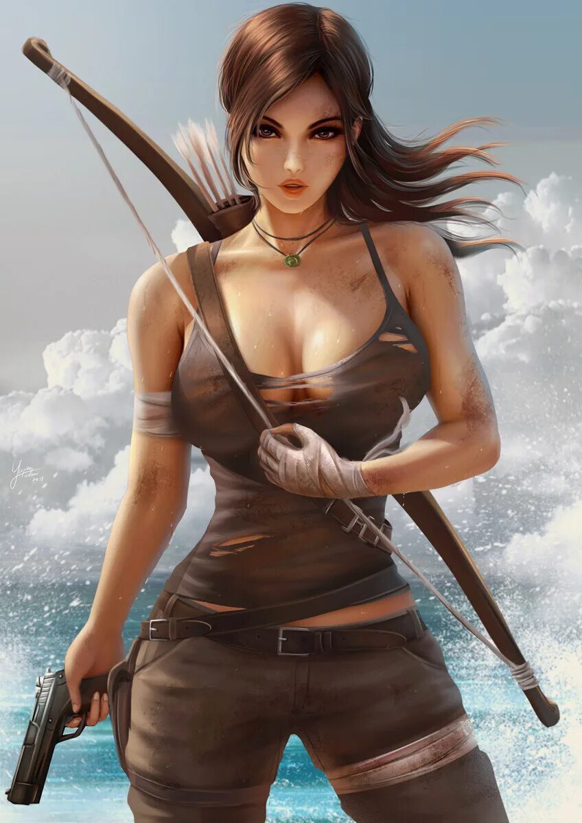 Lara croft animation