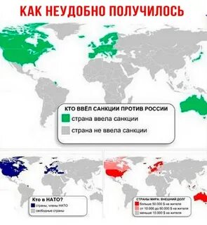 Список стран вводивших санкции