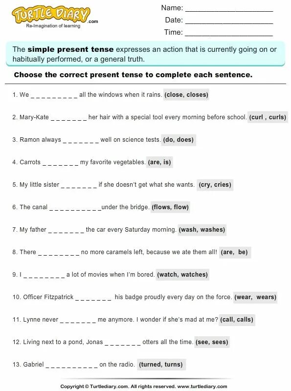 Present simple exercises. Present Tenses Worksheets. Present simple Worksheets. Tenses Worksheets. Past tenses worksheet