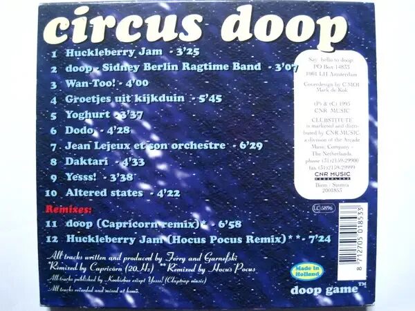 Песня цирк на английском. Doop группа. Doop - yoghurt. Sidney Berlin Ragtime Band Doop. Doop - Circus Doop Circus Doop (1995).