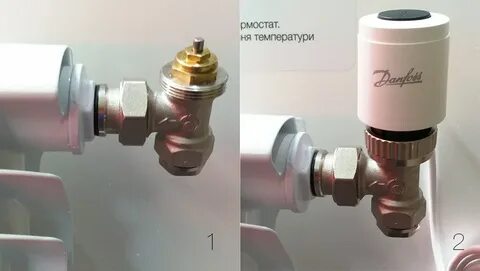 Монтаж электропривода клапана