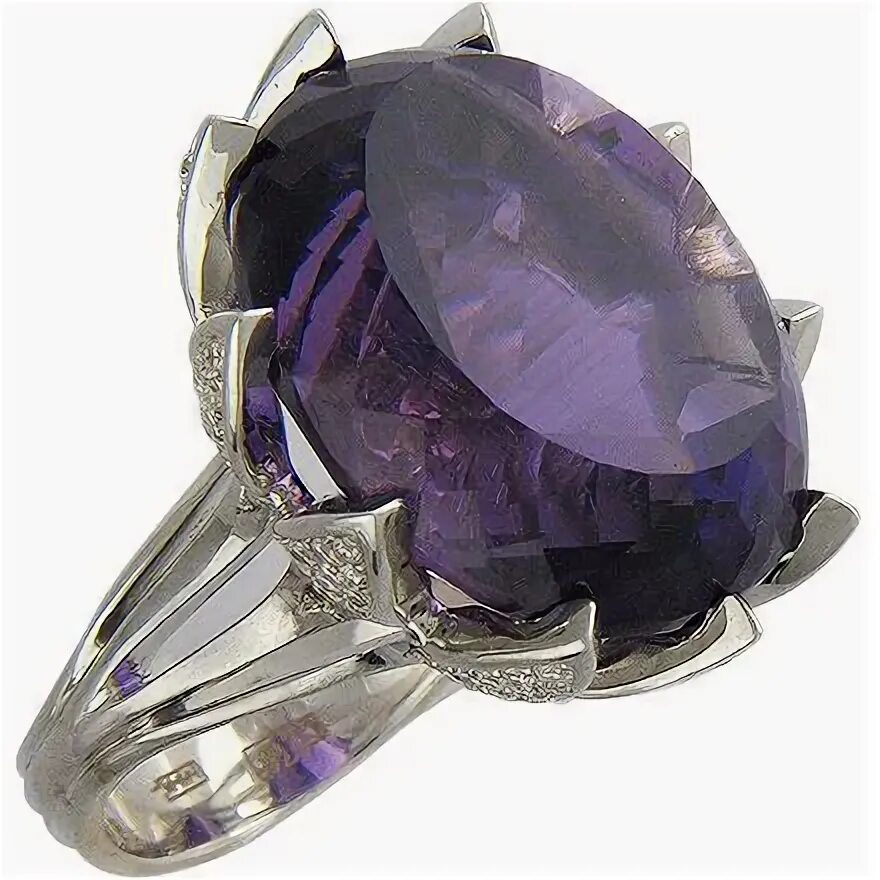 Кольцо из белого золота с аметистом и бриллиантами. Кольцо с аметистом и бриллиантами. Аметист с белым золотом. Аметист с белым золотом. Кольцо с аметистом и бриллиантами в белом золоте.