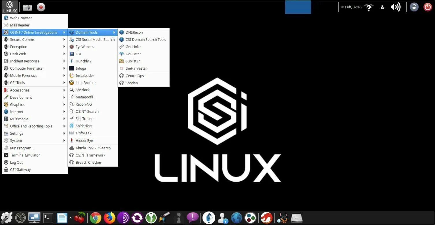 Quick osint. Csi linux. дистрибутивы linux. osint linux. как установить csi linux.