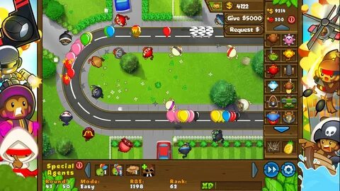 Balloon tower defense