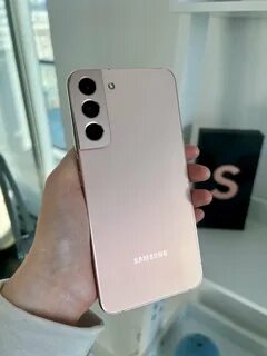 Galaxy s22 pink gold