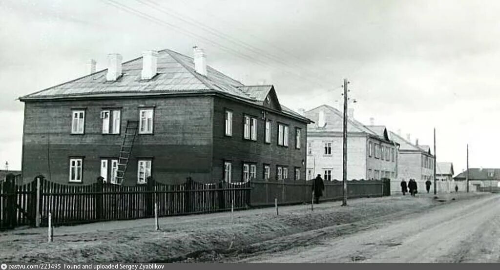 Кострома 1950. Районный центр Пено. Старые фото Пено. Пено школа. История п 22