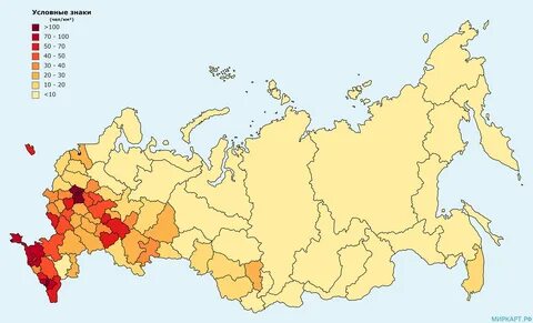 Красноярский край плотность населения наибольшая