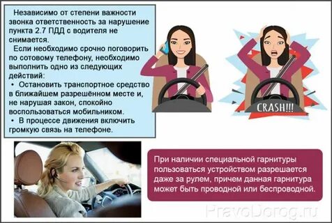 Штраф за телефон за рулем 2024