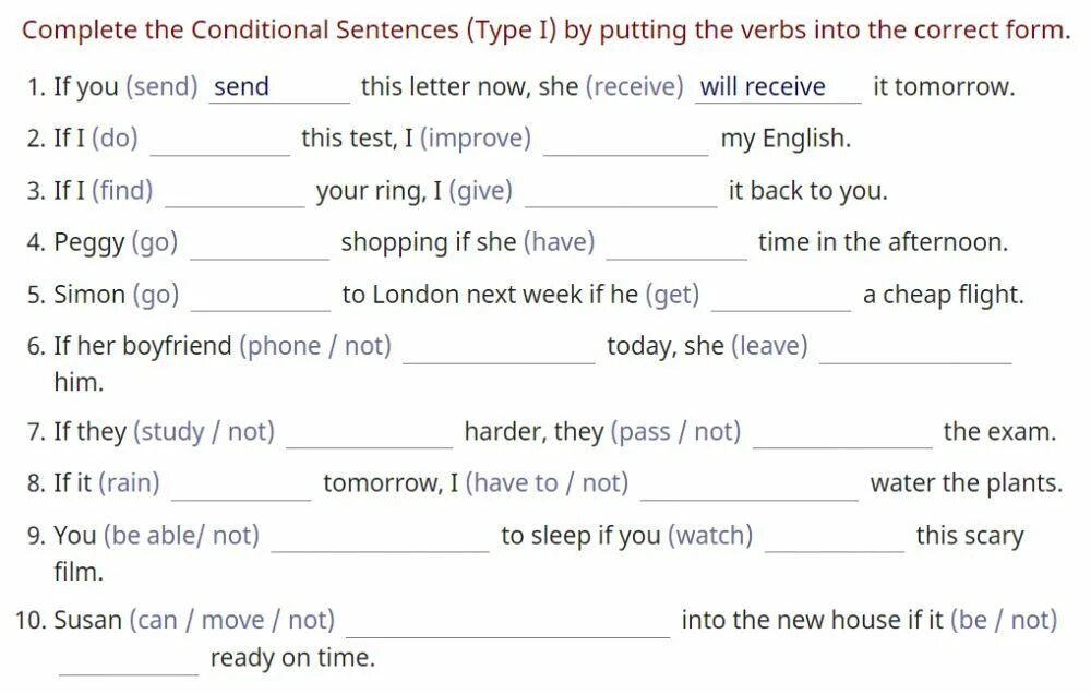 Guiding sentences. Conditional sentences Type 1 exercises. If conditionals 1 exercises. Conditional 1 упражнения. Conditionals 0 1 упражнения.