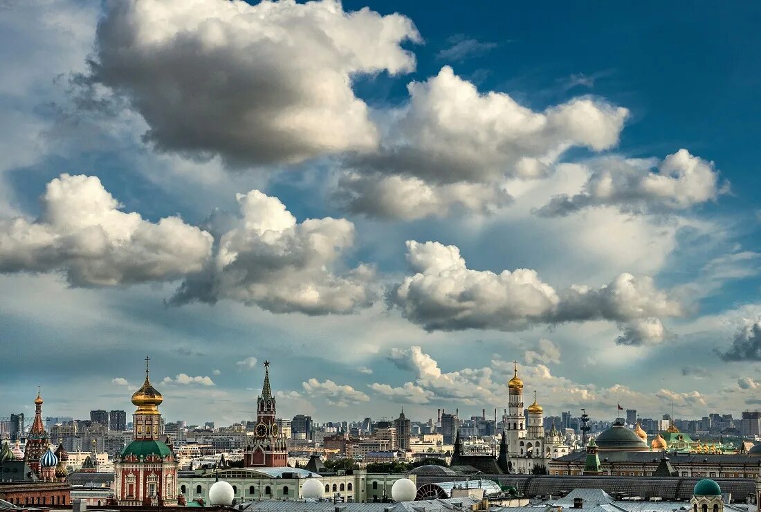 Облачная погода в москве