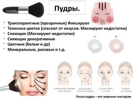 Чем можно наносить пудру