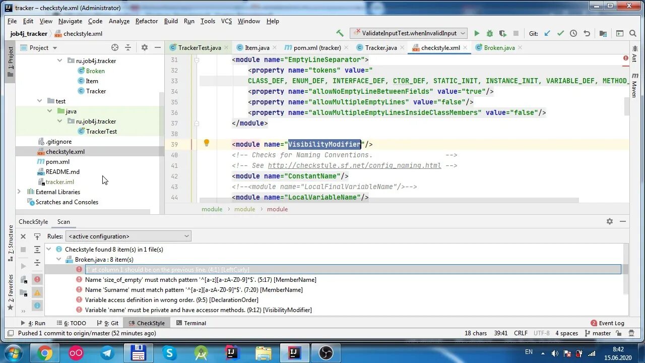 Checkstyle plugin. Checkstyle java. checkstyle. java code style.