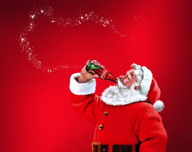 Новогодний плакат. Реклама колы новогодняя. Дед мороз с колой. Coca cola реклама новый год. Рекламы про новый год.