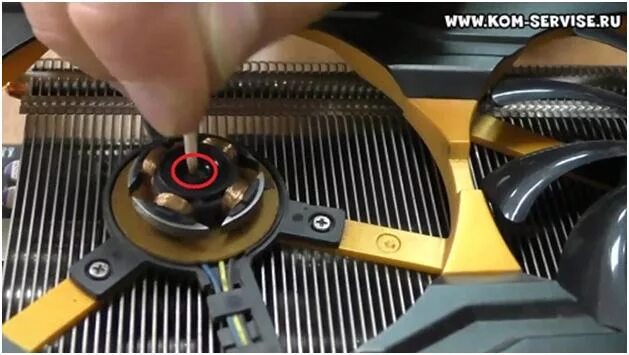 Снятие чистка и смазка вентиляторов видеокарты Sapphire Radeon R9 290 Tri-X