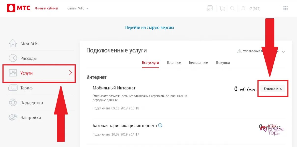 Базовая тарификация как отключить. Как отключить интернет на МТС через личный кабинет. МТС личный кабинет. Базовая тарификация интернета МТС. Отключение мобильного интернета МТС.