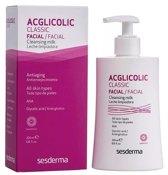 Молочко Агликолик Sesderma. Sesderma Acglicolic Classic. Sesderma гликолевая кислота. Сесдерма молочко очищающее. Sesderma cleanser