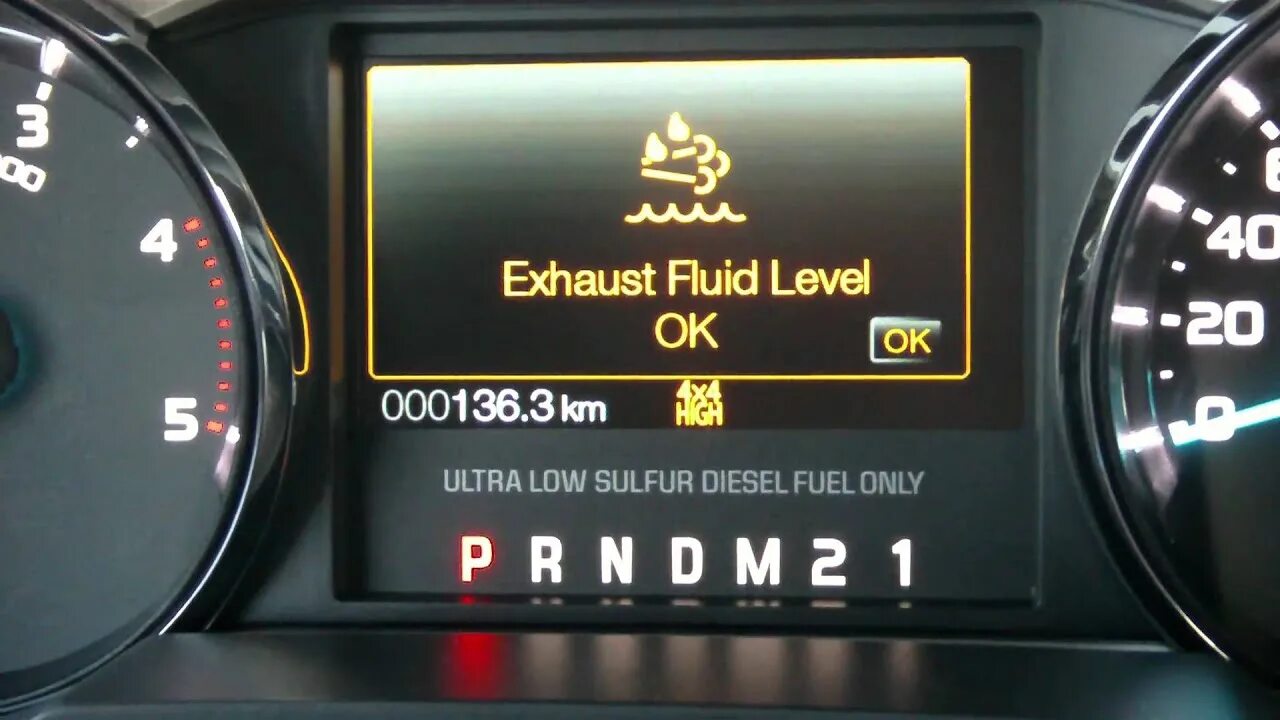 Fluid level low. Exhaust fluid range ford. чек нехватка жидкости diesel exhaust def.