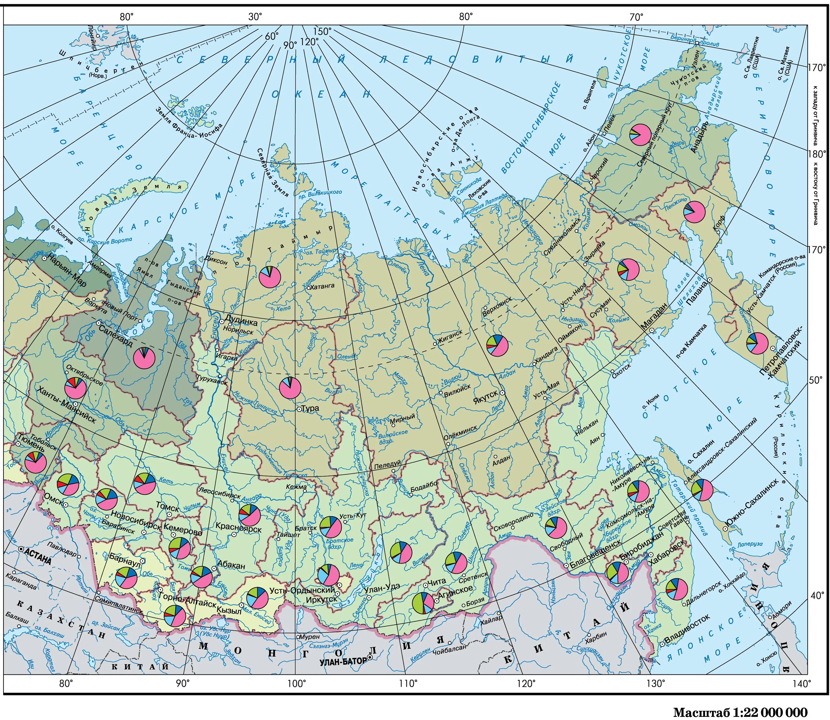 Денежная карта россия