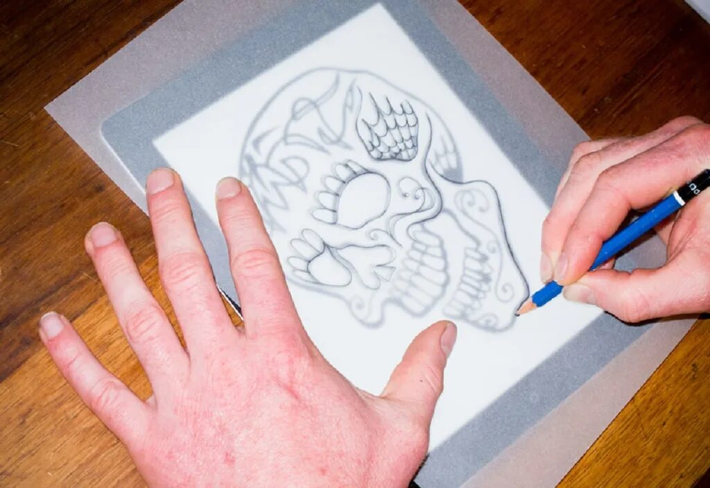 Drawing through