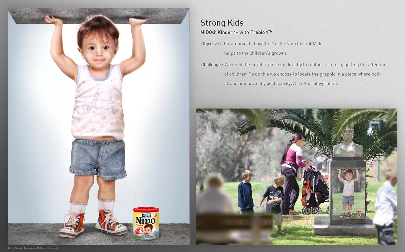 Kind strong. Креативная реклама детских товаров. Nido Nestle реклама. Реклама для детей. Пиковит реклама.