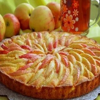 Просто кухня пирог с яблоками