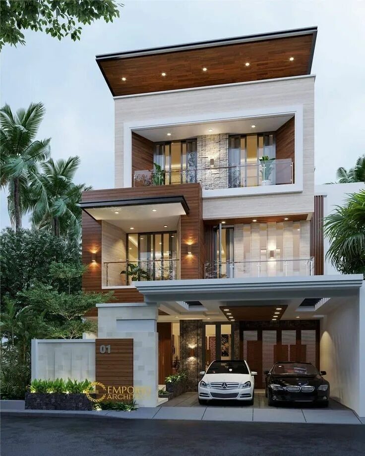 Top 30 Modern House Design Ideas For 2020 Flat house design, 3 storey house desi
