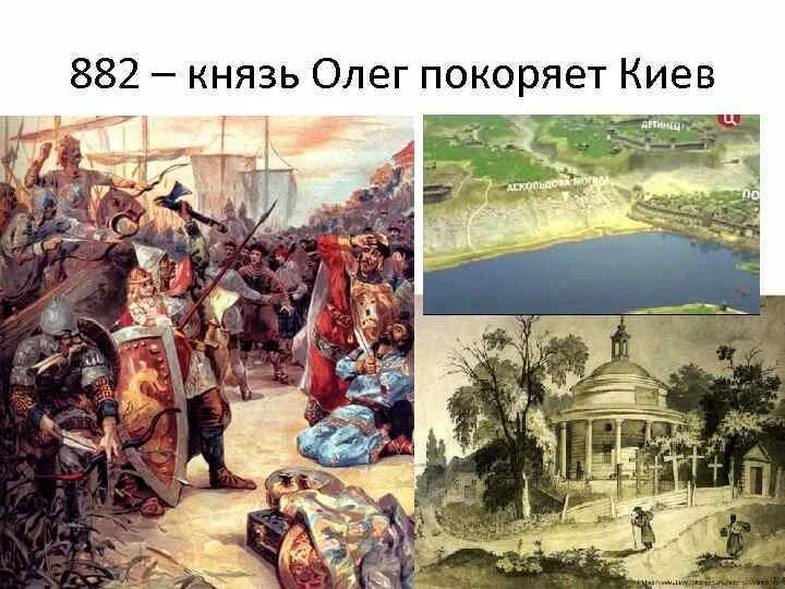 882 Захват Олегом Киева.