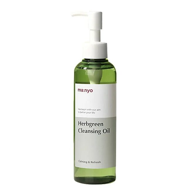 Гидрофильное масло Маньо. Manyo Factory Pure Cleansing Oil. Herb Green Cleansing Oil 200ml. Manyo Factory Herb Green Cleansing Oil, 200мл.