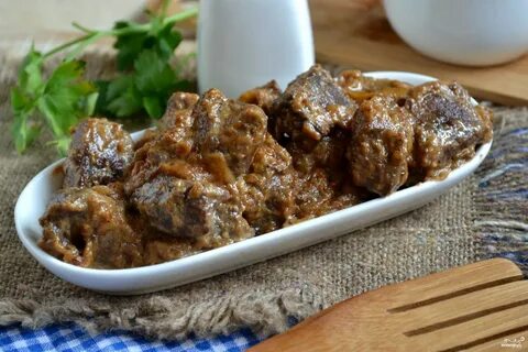Мясо с печенью рецепт